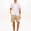 Camicia a righe in misto cotone e lino Camicia a righe in misto cotone e lino