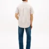 Camicia a righe in misto cotone e lino Camicia a righe in misto cotone e lino