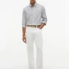 Camicia a righe in misto lino dalla vestibilità regolare