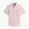 Camicia a righe in misto lino dalla vestibilità regolare Camicia a righe in misto lino dalla vestibilità regolare