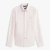 Camicia a righe in misto lino dalla vestibilità regolare
