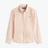 Camicia a righe in misto lino per bambini