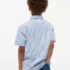 Camicia a righe in seersucker per bambino Camicia a righe in seersucker per bambino