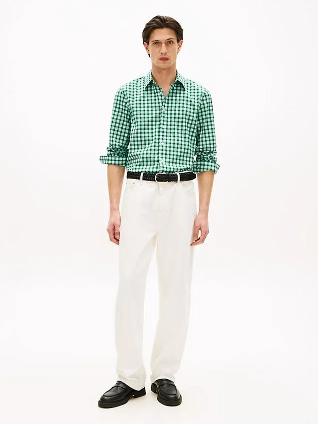Camicia All-Day a quadri, vestibilità regolare Camicia All-Day a quadri, vestibilità regolare