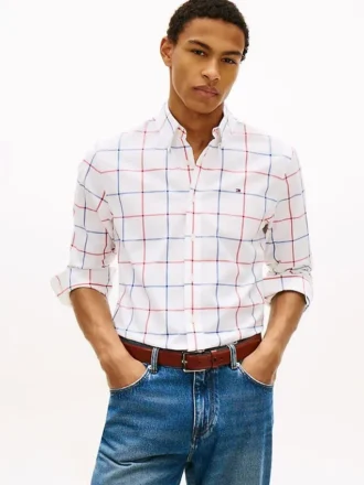 Camicia All-Day a quadri Windowpane