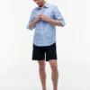 Camicia All-Day a righe miste, vestibilità regolare Camicia All-Day a righe miste, vestibilità regolare
