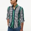 Camicia All-Day a righe retrò dalla vestibilità regolare