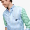 Camicia Classic Fit a righe miste Paper-Touch Camicia Classic Fit a righe miste Paper-Touch