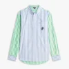 Camicia Classic Fit a righe miste Paper-Touch Camicia Classic Fit a righe miste Paper-Touch