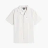 Camicia da campeggio a righe in tessuto dobby, vestibilità regolare