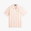 Camicia da campeggio a righe in tessuto dobby, vestibilità regolare Camicia da campeggio a righe in tessuto dobby, vestibilità regolare