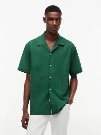 Camicia da campeggio Dobby a quadri Windowpane