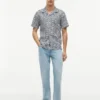 Camicia da campo con stampa solare, vestibilità regolare Camicia da campo con stampa solare, vestibilità regolare