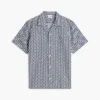 Camicia da campo con stampa solare, vestibilità regolare Camicia da campo con stampa solare, vestibilità regolare