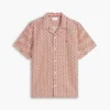 Camicia da campo con stampa solare, vestibilità regolare Camicia da campo con stampa solare, vestibilità regolare