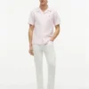 Camicia da campo in cotone e lino dalla vestibilità regolare Camicia da campo in cotone e lino dalla vestibilità regolare