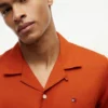 Camicia da campo in cotone e lino dalla vestibilità regolare Camicia da campo in cotone e lino dalla vestibilità regolare