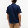 Camicia da campo in cotone e lino dalla vestibilità regolare Camicia da campo in cotone e lino dalla vestibilità regolare