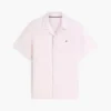 Camicia da campo in cotone e lino dalla vestibilità regolare Camicia da campo in cotone e lino dalla vestibilità regolare