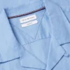 Camicia da campo in cotone e lino dalla vestibilità regolare Camicia da campo in cotone e lino dalla vestibilità regolare