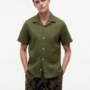 Camicia da campo in misto lino, vestibilità regolare Camicia da campo in misto lino, vestibilità regolare