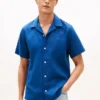 Camicia da campo in misto lino, vestibilità regolare Camicia da campo in misto lino, vestibilità regolare