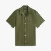 Camicia da campo in misto lino, vestibilità regolare Camicia da campo in misto lino, vestibilità regolare