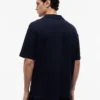 Camicia da notte a maniche corte in seersucker