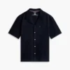 Camicia da notte a maniche corte in seersucker