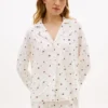 Camicia da notte con stampa floreale