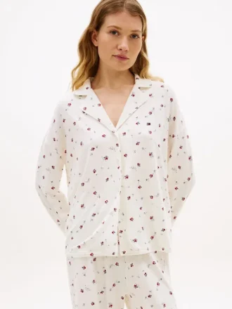 Camicia da notte con stampa floreale