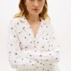 Camicia da notte con stampa floreale