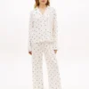 Camicia da notte con stampa floreale
