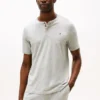 Camicia da notte Henley in jersey scamosciato Camicia da notte Henley in jersey scamosciato