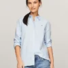 Camicia elasticizzata in tessuto Oxford, vestibilità regolare Camicia elasticizzata in tessuto Oxford, vestibilità regolare