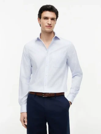 Camicia elegante a righe THFlex dalla vestibilità regolare
