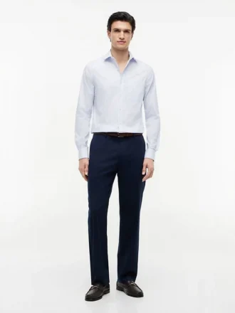 Camicia elegante a righe THFlex dalla vestibilità regolare