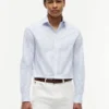 Camicia elegante a righe THFlex dalla vestibilità slim