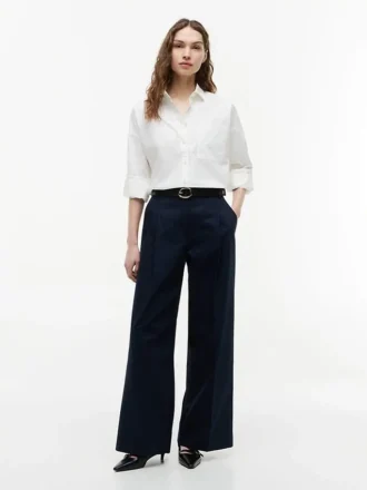 Camicia in cotone dalla vestibilità comoda