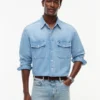 Camicia in denim dalla vestibilità comoda Camicia in denim dalla vestibilità comoda