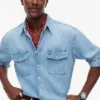 Camicia in denim dalla vestibilità comoda Camicia in denim dalla vestibilità comoda
