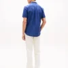 Camicia in jacquard con stampa di palme Camicia in jacquard con stampa di palme