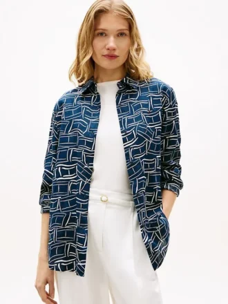Camicia in lino a maniche lunghe