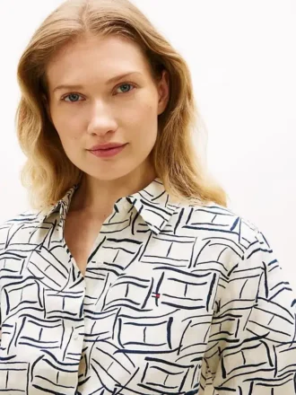 Camicia in lino a maniche lunghe