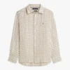 Camicia in lino a quadretti, vestibilità regolare Camicia in lino a quadretti, vestibilità regolare
