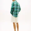 Camicia in lino a quadri Madras dalla vestibilità regolare Camicia in lino a quadri Madras dalla vestibilità regolare
