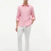 Camicia in lino a righe dal taglio regolare Camicia in lino a righe dal taglio regolare