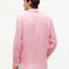 Camicia in lino a righe dal taglio regolare Camicia in lino a righe dal taglio regolare
