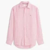Camicia in lino a righe dal taglio regolare Camicia in lino a righe dal taglio regolare