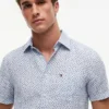 Camicia in lino con stampa velisti, vestibilità regolare Camicia in lino con stampa velisti, vestibilità regolare